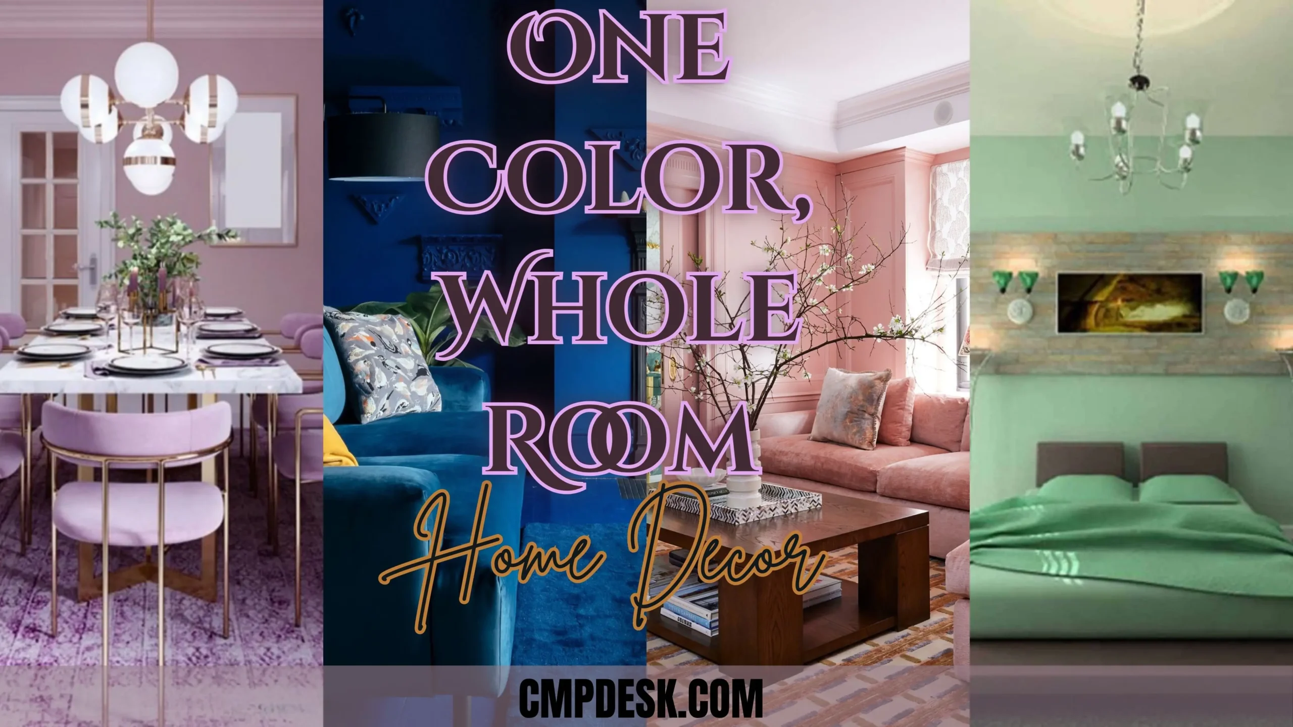 One Color, Whole Room: Monochromatic Home Decor Ideas